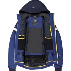 CMP ZIP HOOD JACKET HERRE -Vinter Gear Shop 38W0617 M934 Marine Extra 3