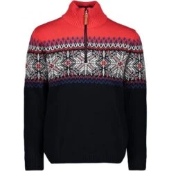 Forside -Vinter Gear Shop CMP Knitted Pullover Roed