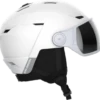 Salomon ICON LT VISOR Skihjelm Dame -Vinter Gear Shop PIONEER LT VISOR WHITE MIRROR SILVER.png.thumb .319.319