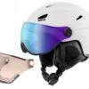 STEALTH SKI Hjelm VISOR Hvid -Vinter Gear Shop RH24B stit